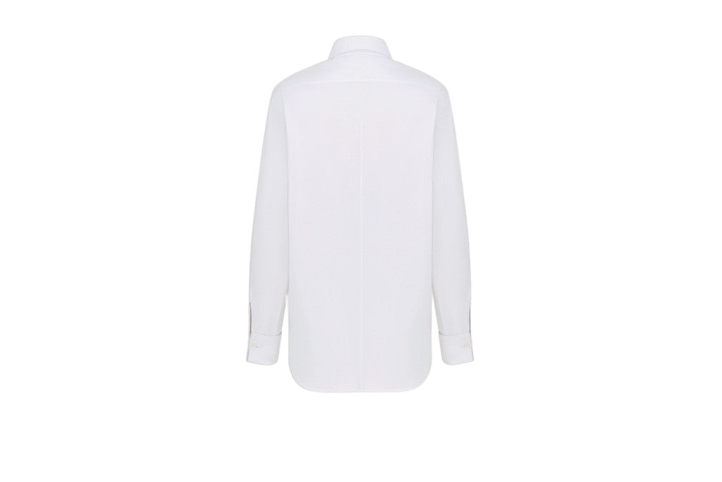 Christian Dior Long-Sleeved Minimalist Button-Down Shirt