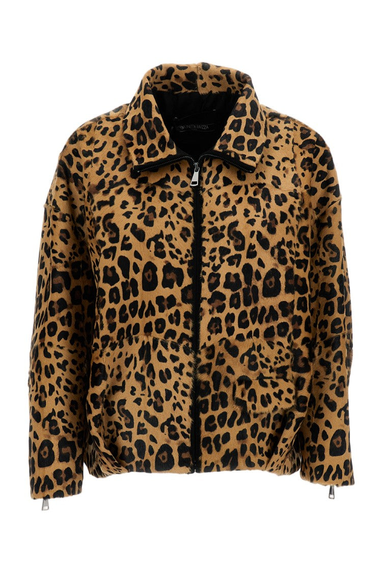 Simonetta Ravizza Tailored Multicolour Coat With Pattern