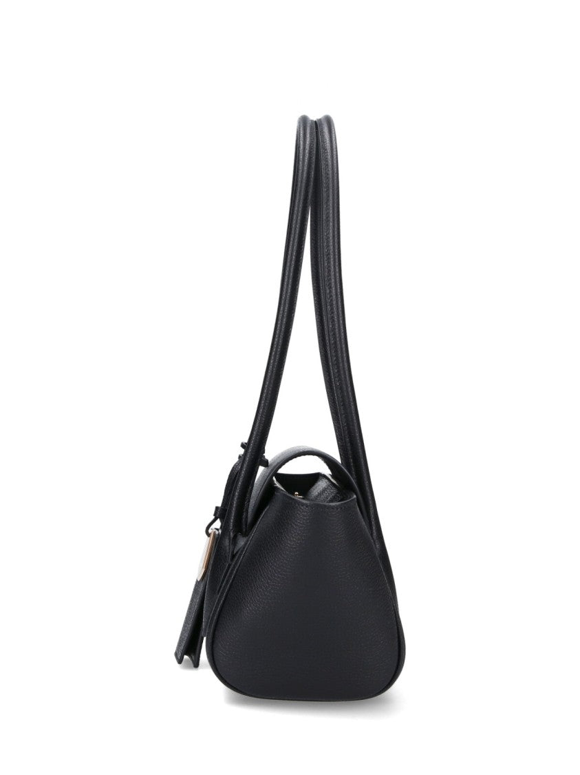 Ferragamo 'East-West' Medium Tote Bag – Black