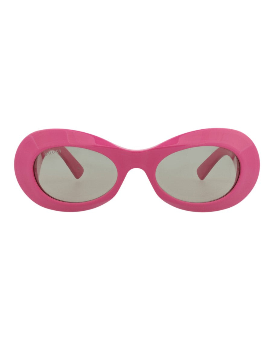 Gucci Round-Frame Recycled Acetate Sunglasses
