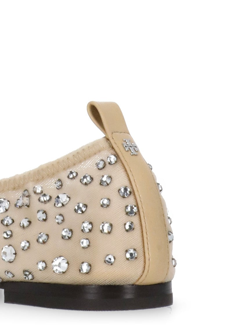 Tory Burch Beige Ballet Shoes