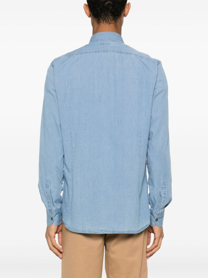 Peserico Cotton Denim Shirt