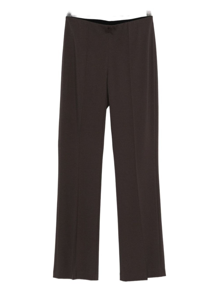 Seventy Sergio Tegon Straight-Leg Brown Trousers With Polished Silhouette