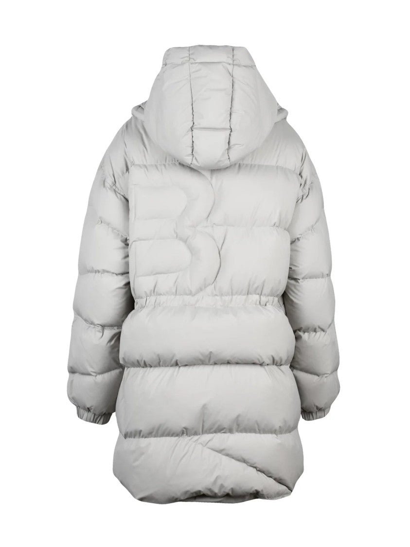Bacon Pearl Grey Polyester Double B Parka Down Jacket