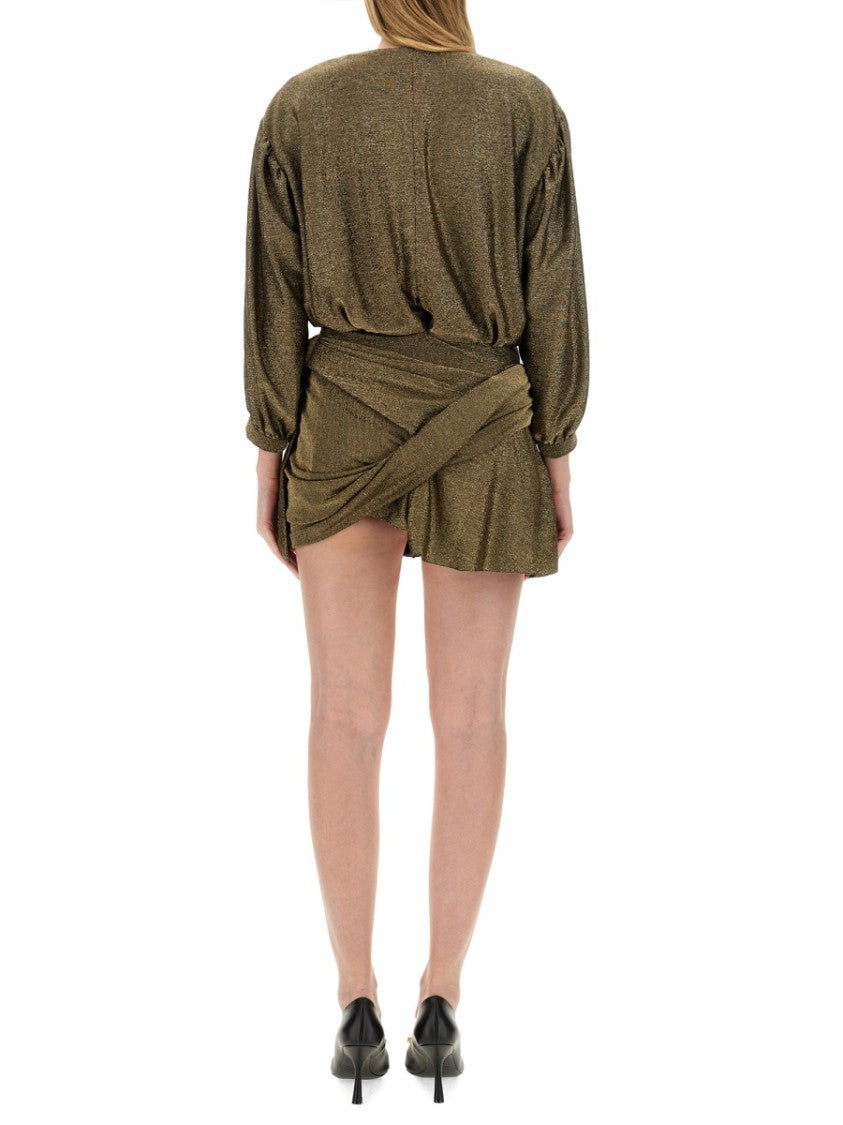 Balenciaga V-Neck Dress With Contemporary Silhouette