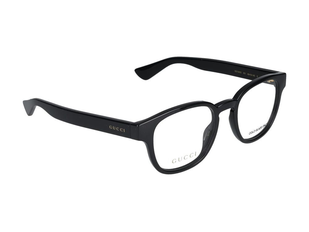Gucci Black Bold Square Frame Eyeglasses