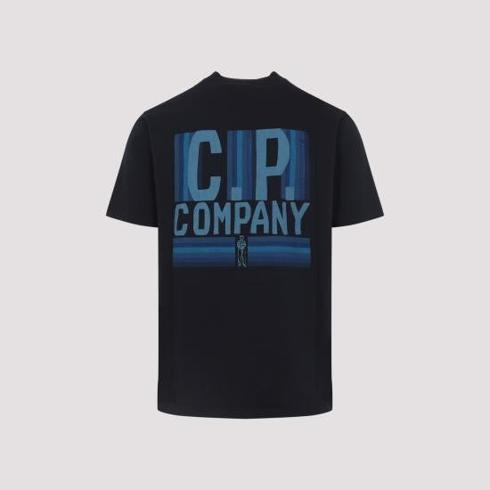 C.P. Company Short-Sleeve T-Shirt With Graphic Logo And Classic Crew Neckline