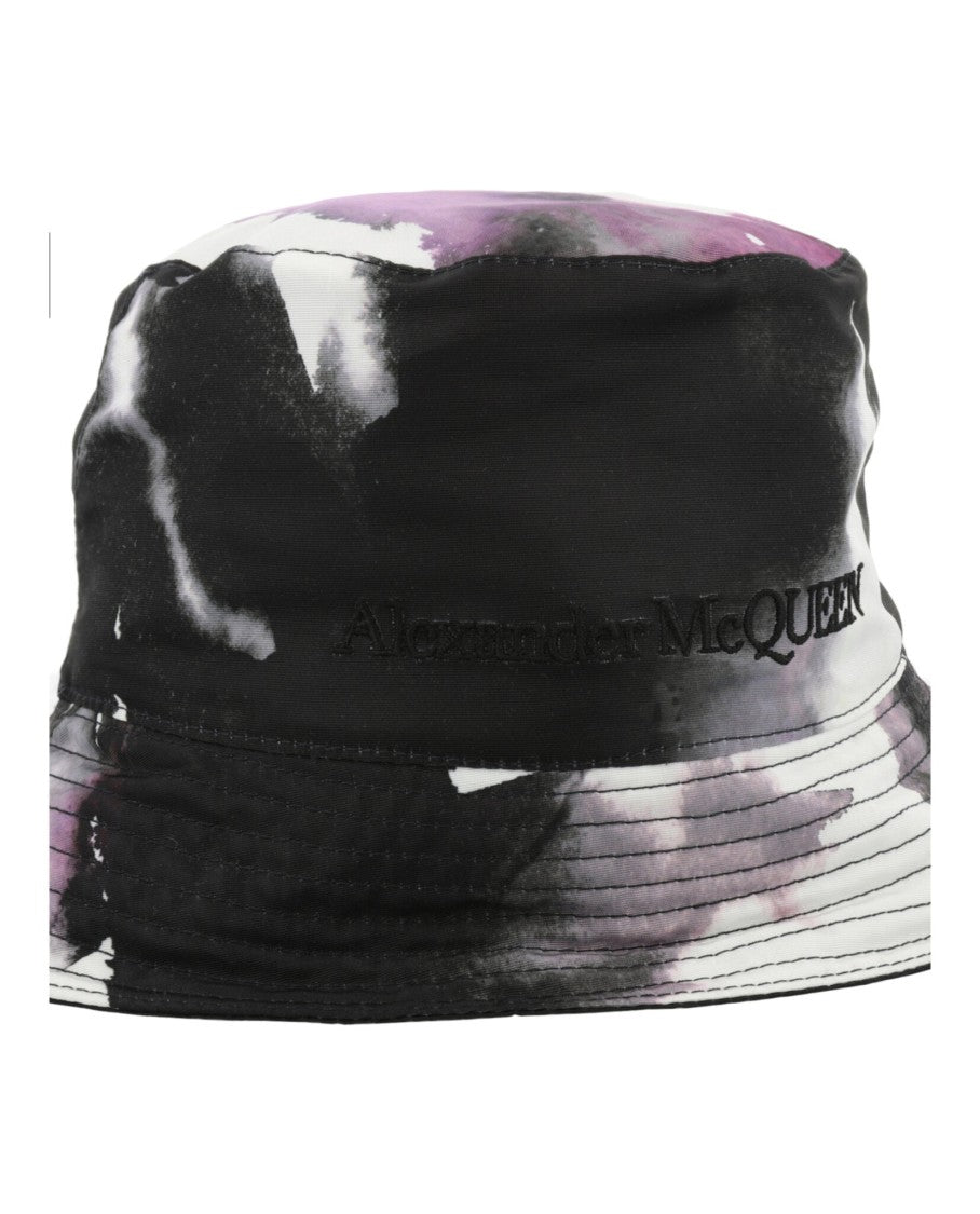Alexander Mcqueen Watercolor Reversible Bucket Hat