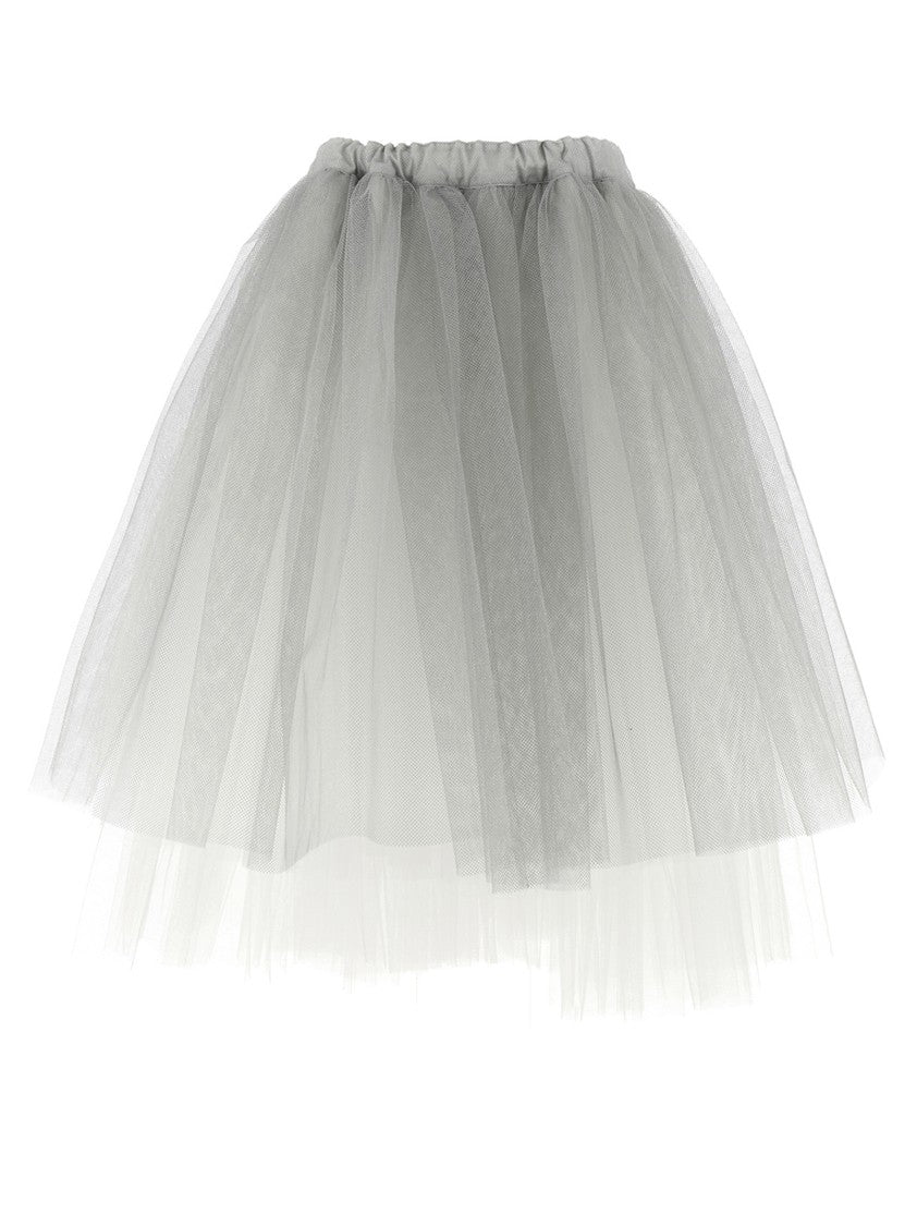 Comme Des Garçons Multilayered Asymmetric Tulle Skirt With Side Pockets