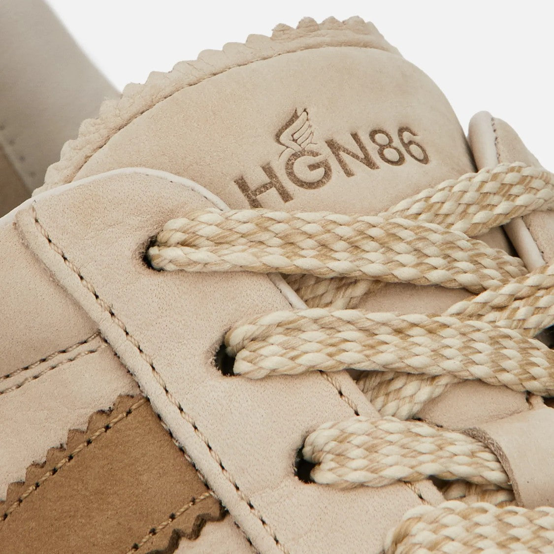 Hogan Beige Light Brown Low-Top Sneakers