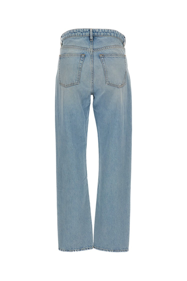 3X1 Shimmering Embellished Straight-Leg Jeans