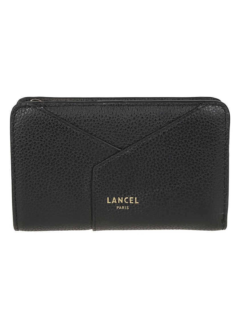 Lancel Enveloppe Textured Leather Wallet