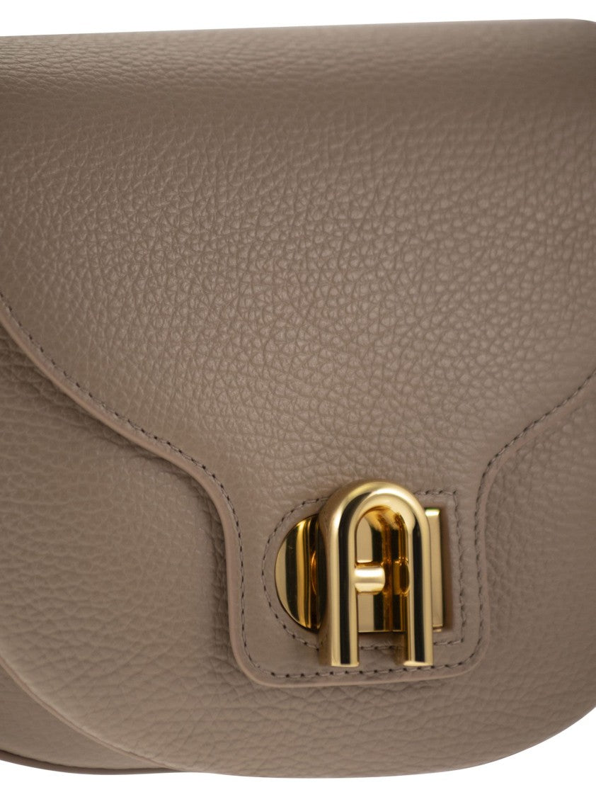 Furla Mini Shoulder Bag With Hammered Leather