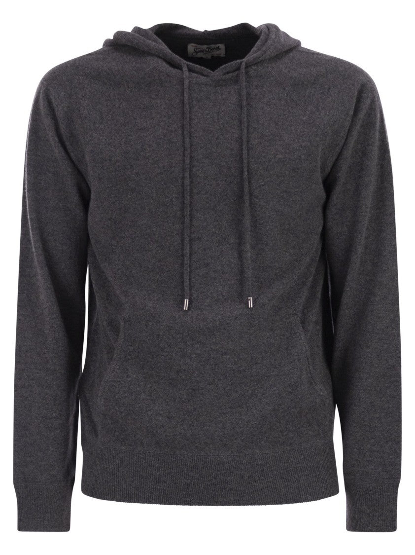 Mc2 Saint Barth Wilbur - Merino Wool Hooded Jumper