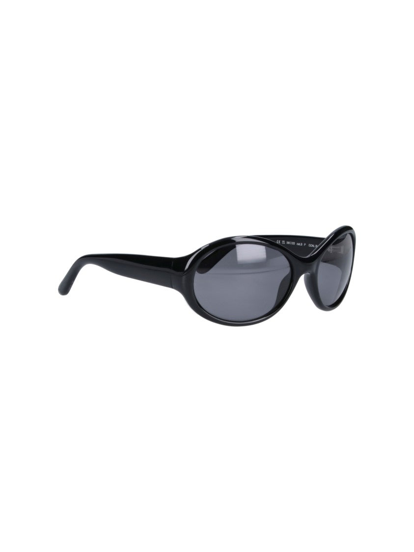 Chimi Oval Oversized Sunglasses With Polarized Lenses And Renew Acetate Frame