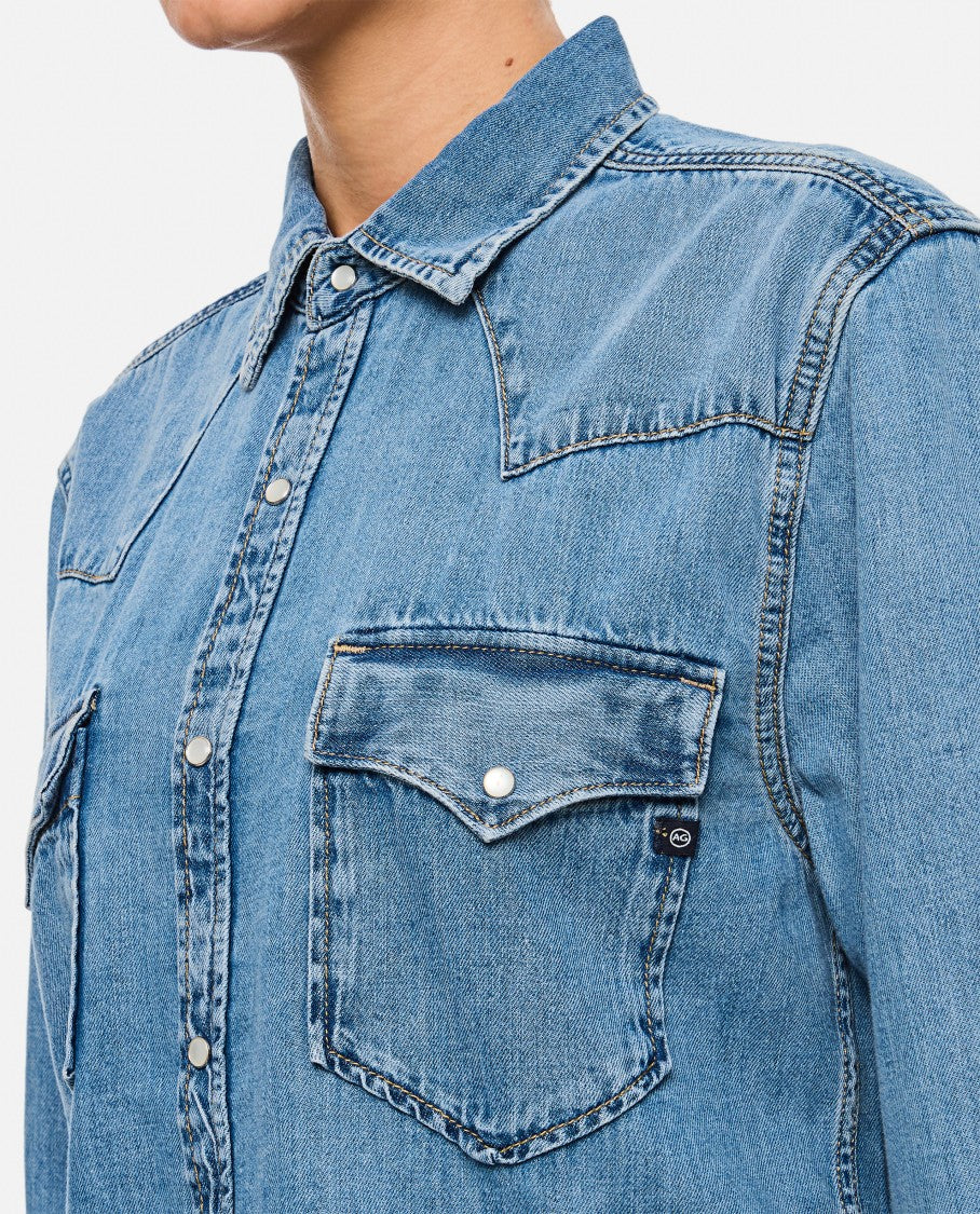 Ag Classic Blue Denim Shirt