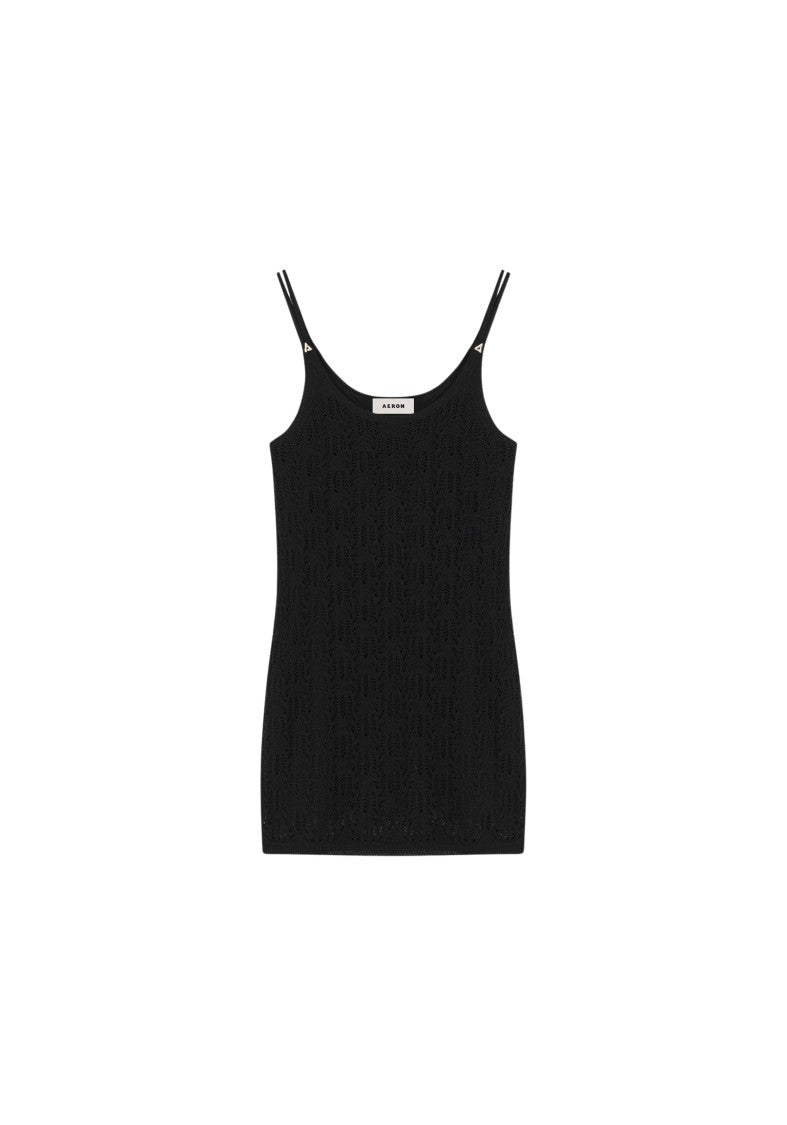 Aeron Barry - Lace Knit Mini Dress