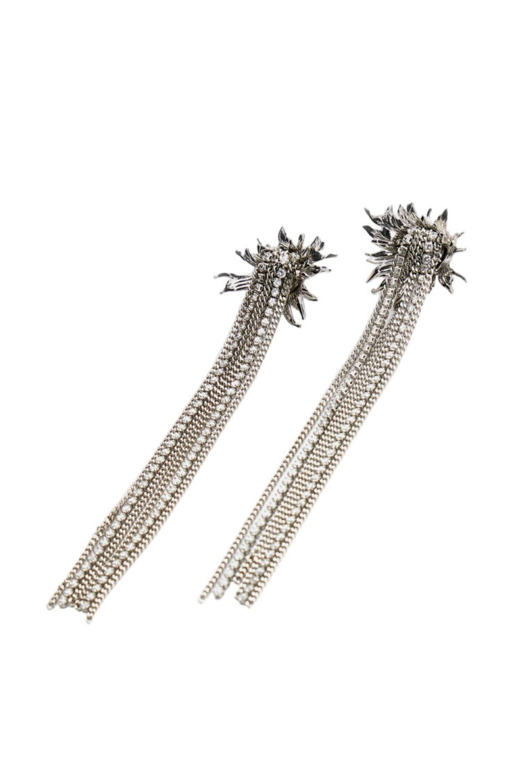 Alexander Mcqueen Sunflower Design Earrings