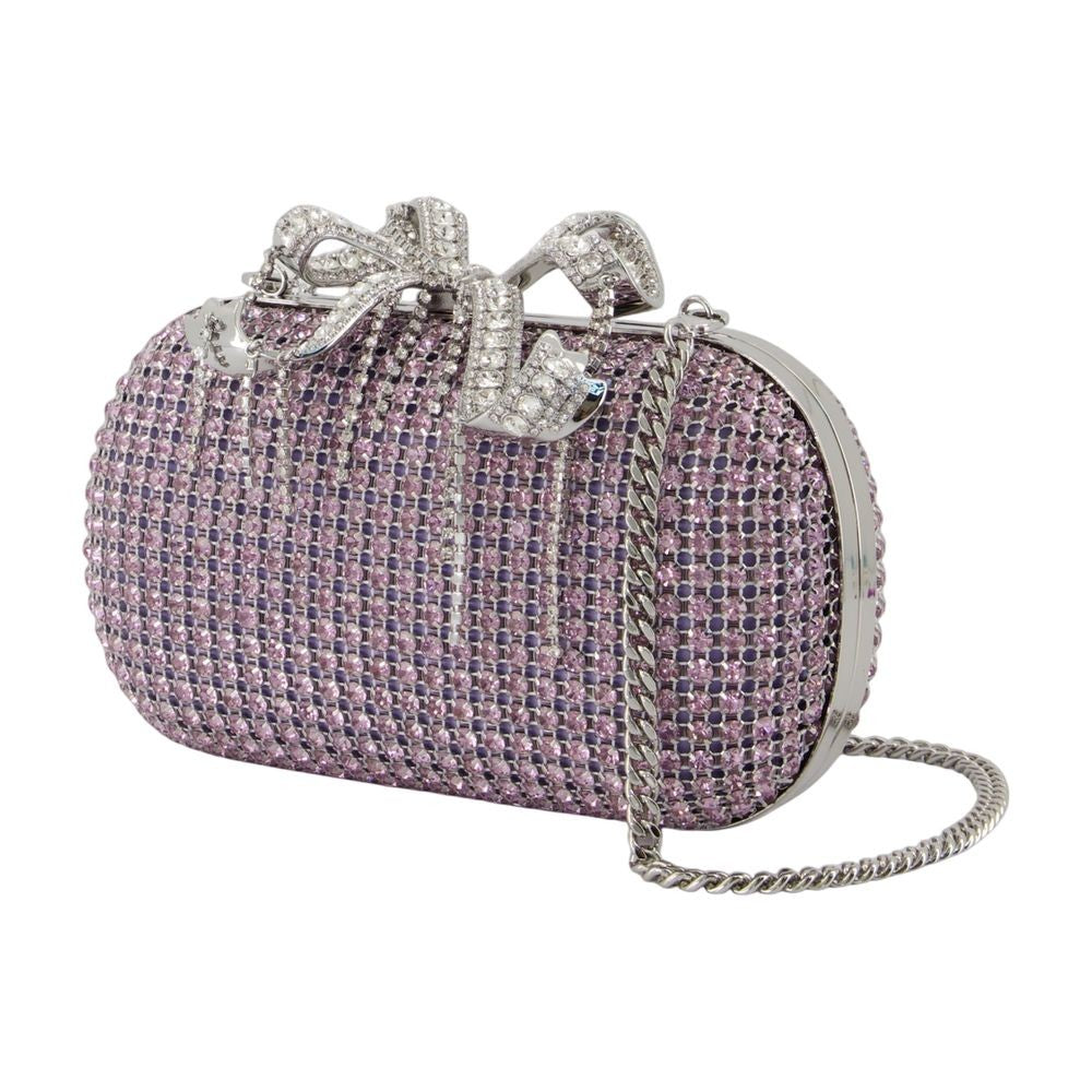 Self-Portrait Chainmail Bag - Metal - Purple