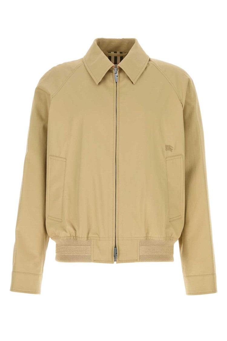 Burberry Beige Gabardine Harrington Jacket