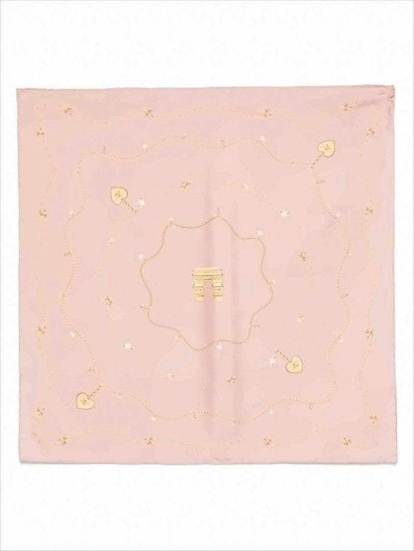 Celine Delicate Pink Silk Scarf