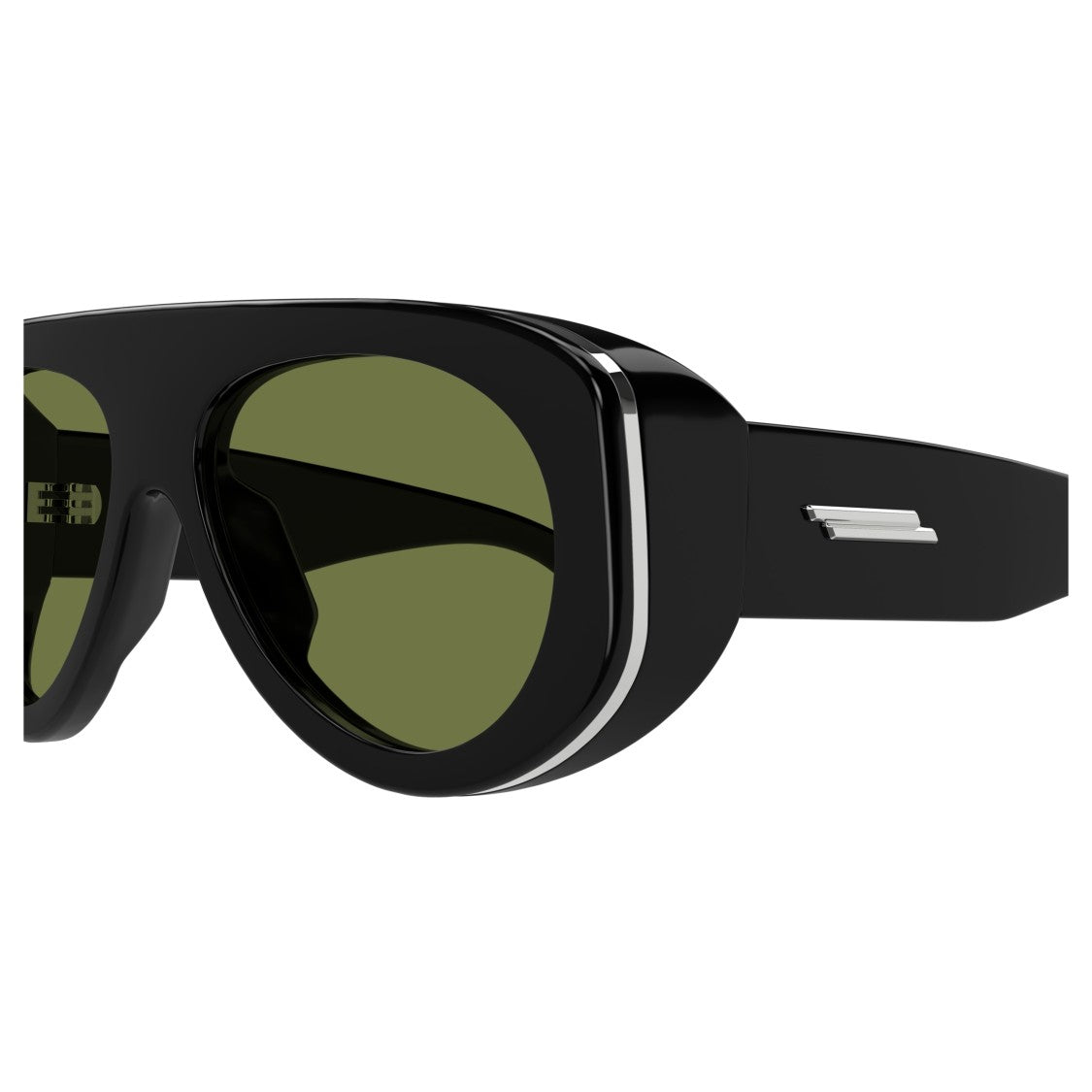 Bottega Veneta Bv1362s Oversized Black Sunglasses