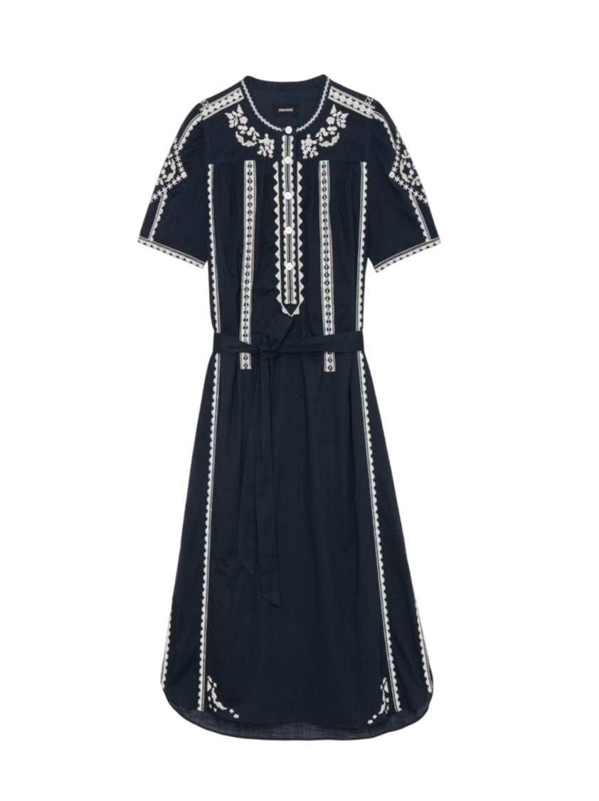 Zadig & Voltaire Knee-Length Dress With Intricate Embroidery