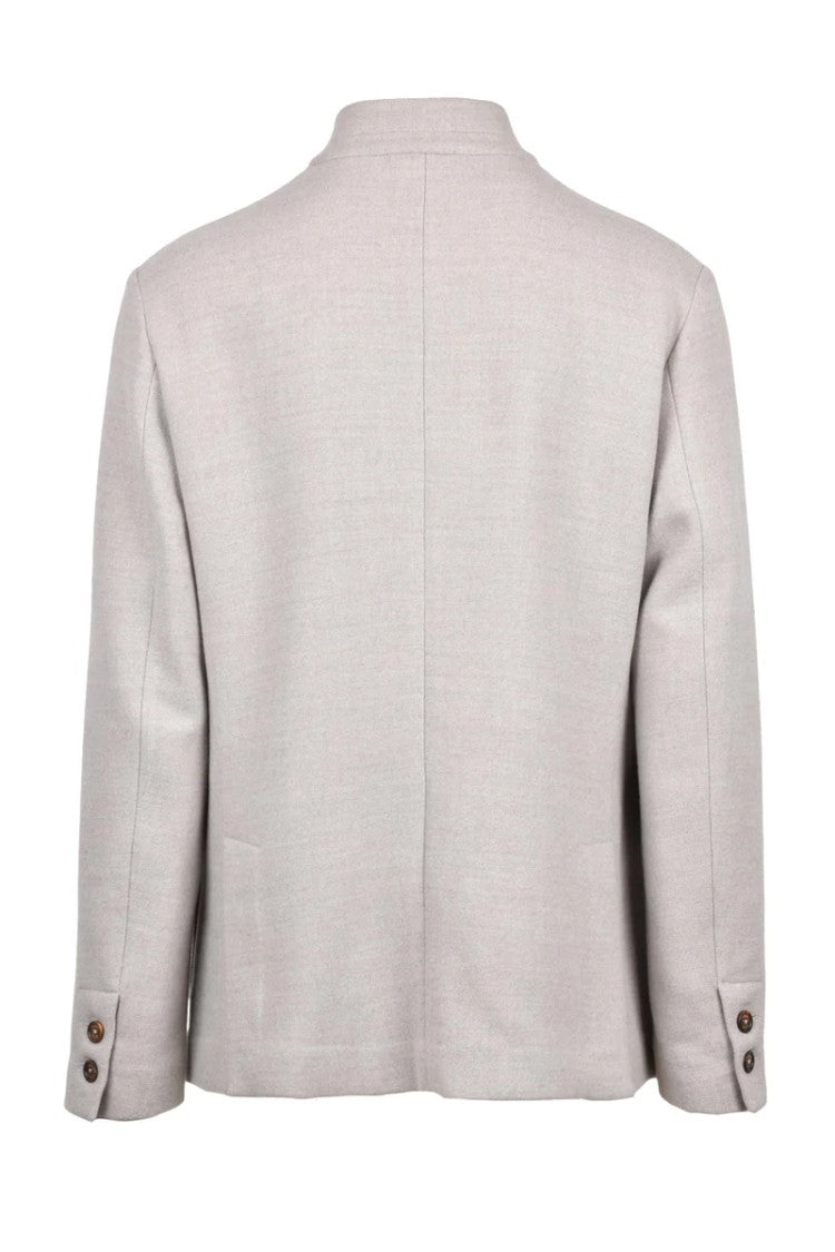 Eleventy Korean Cloth Jacket - Light Grey