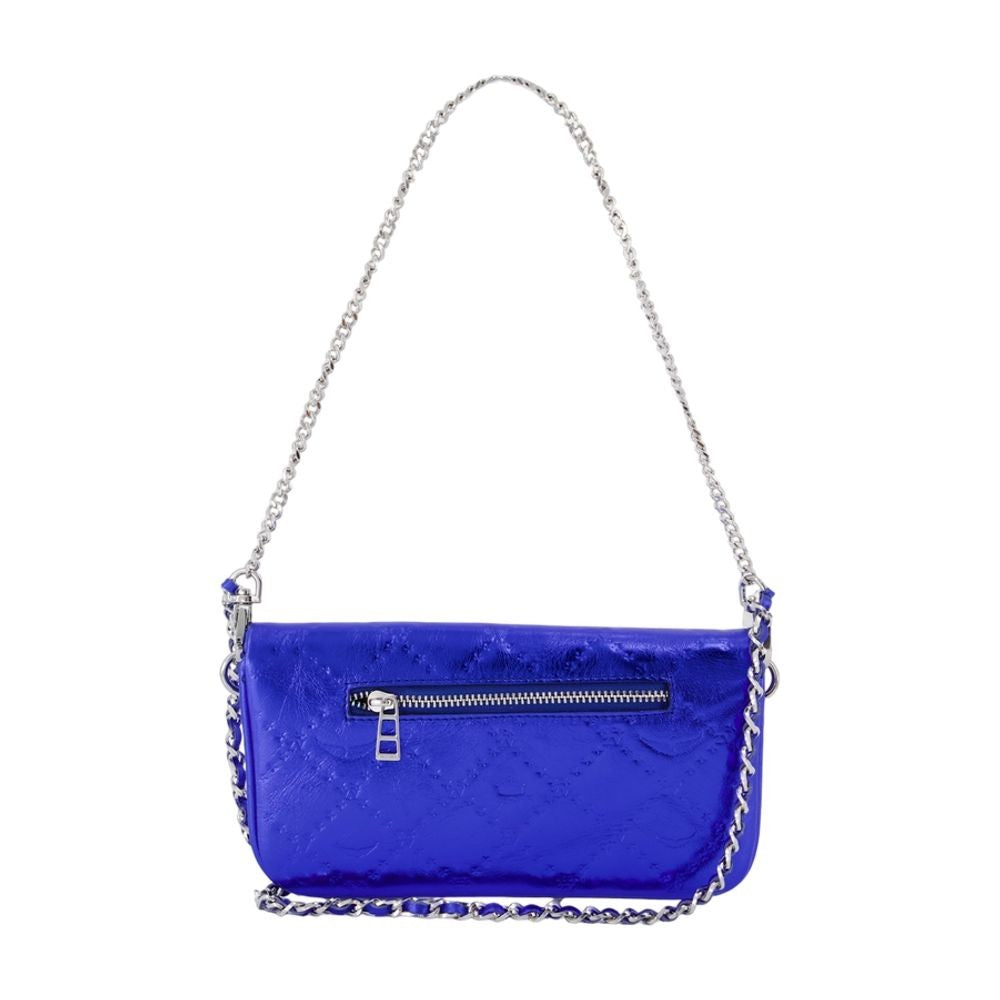 Zadig & Voltaire Rock Nano Wallet On Chain - Leather - Blue