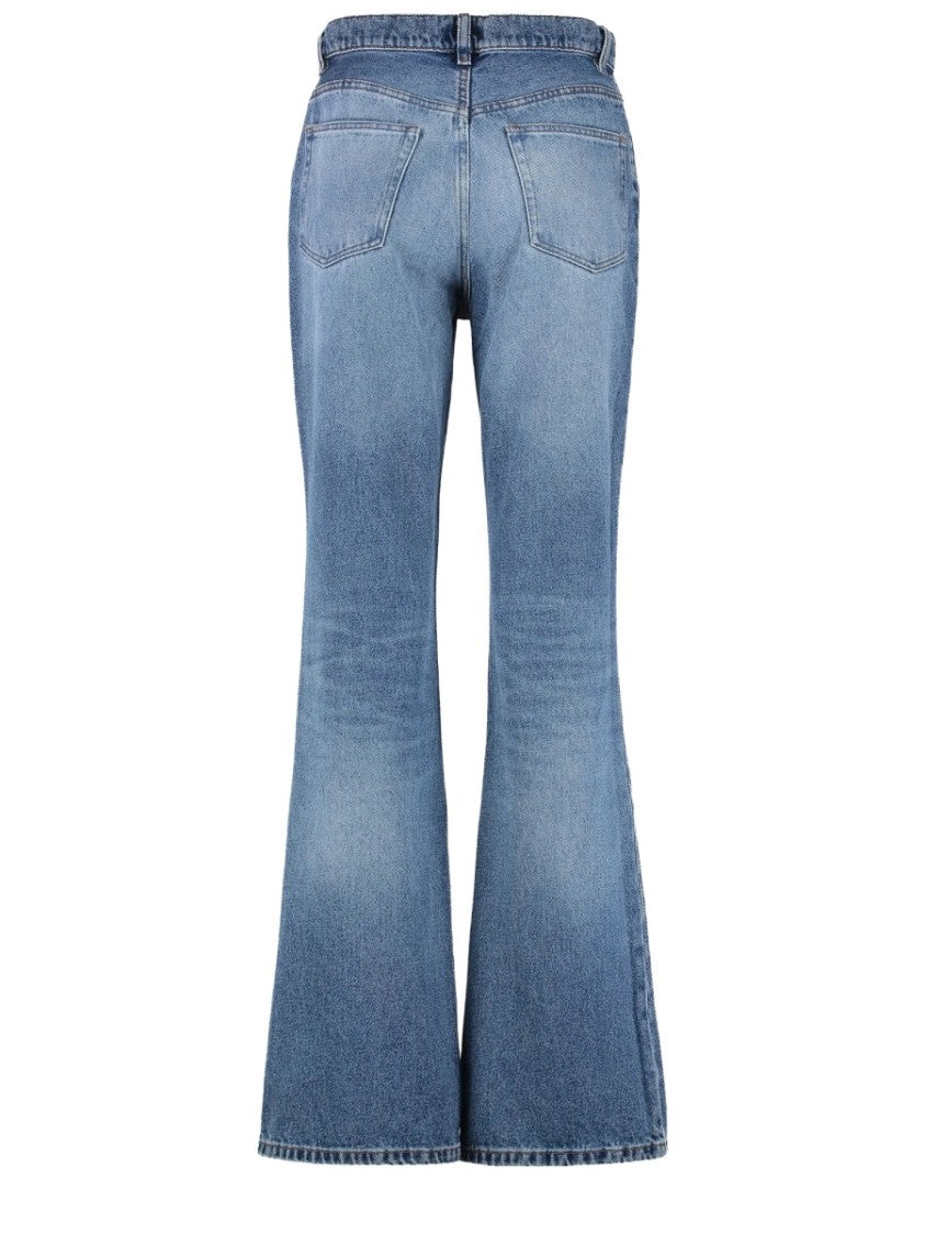 A.P.C. Romy Cotton Denim Flared Jeans