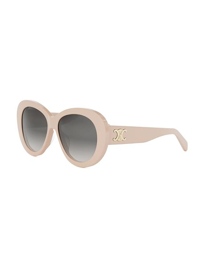 Celine Cl40317u Oversized Oval Gold Sunglasses