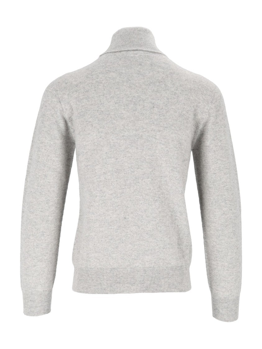 Kangra Cashmere Seamless Rollneck Fleece Turtleneck Sweater