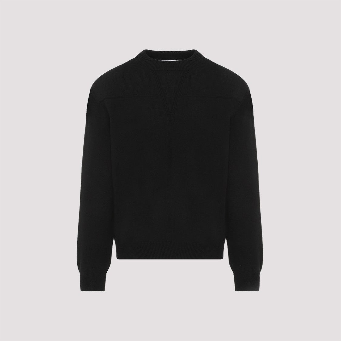 Jil Sander Black Wool-Blend Pullover