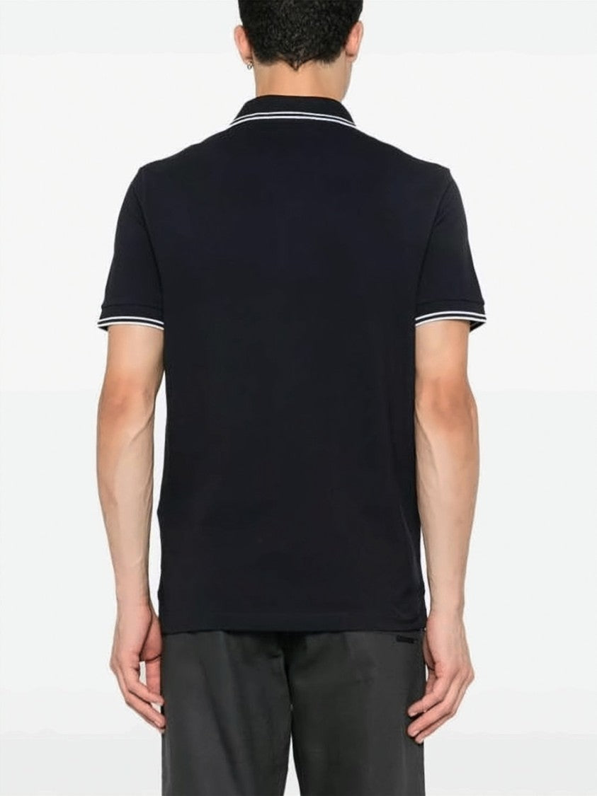 Stone Island Classic Black Polo Shirt