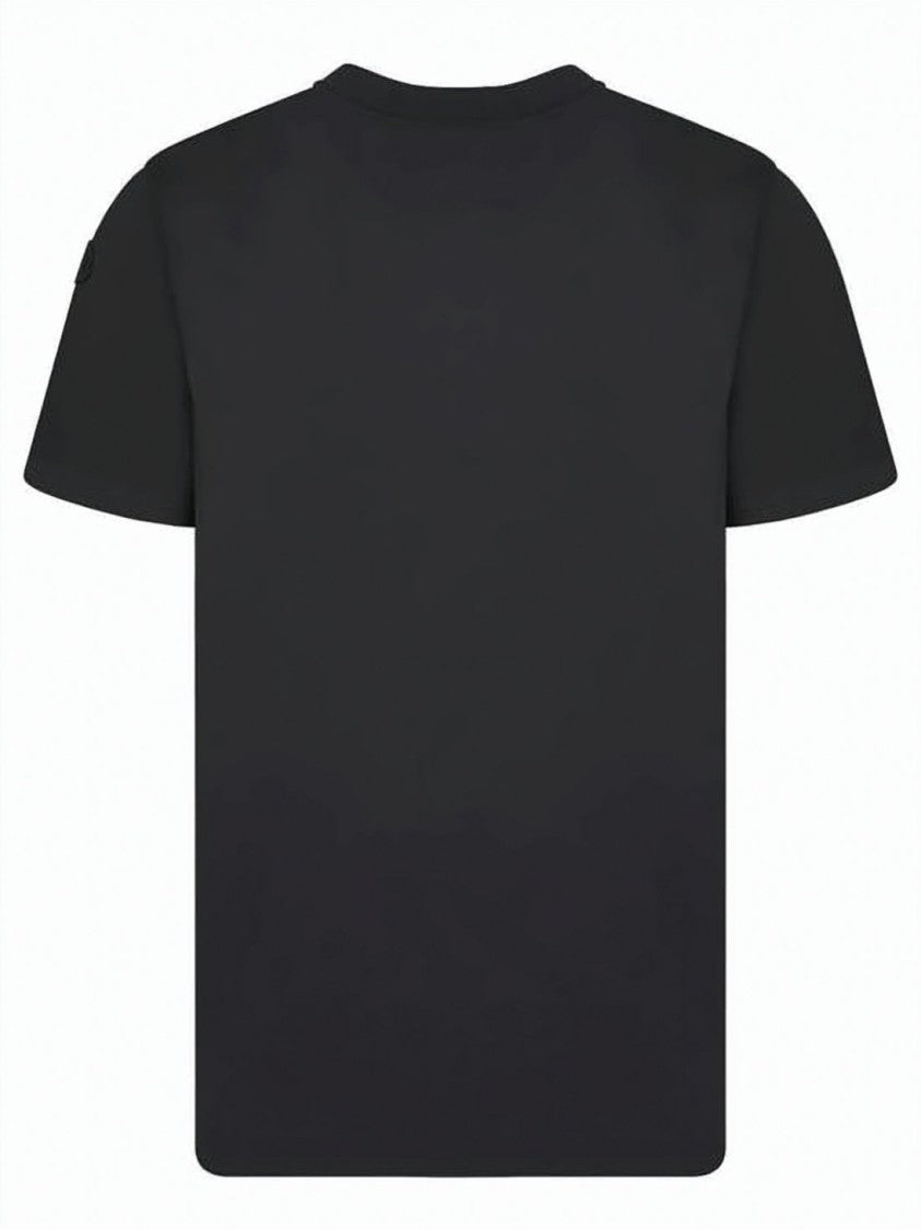 Moncler Graphic Text Short-Sleeve T-Shirt With Classic Neckline