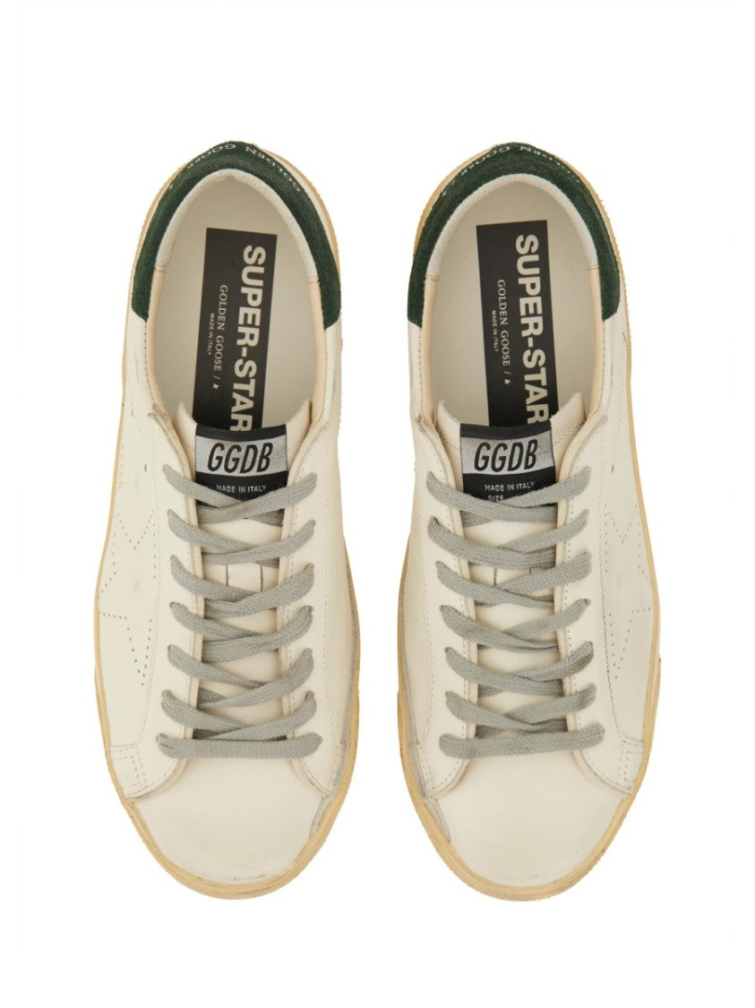 Golden Goose Superstar Distressed Leather Low-Top Sneakers