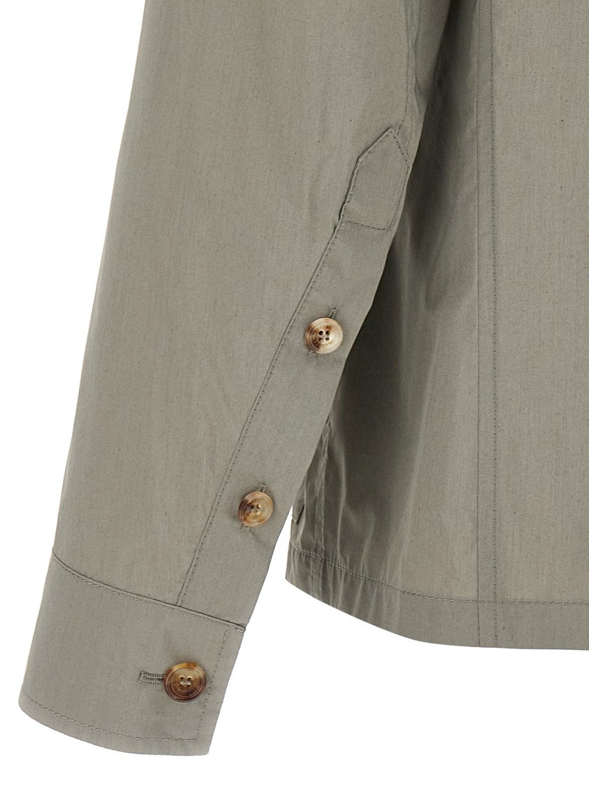 Brunello Cucinelli Water-Repellent Techno Cotton Saharan Jacket