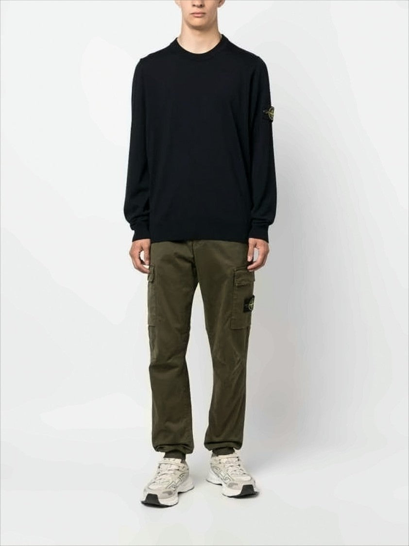 Stone Island Crew Neck Knit Sweater