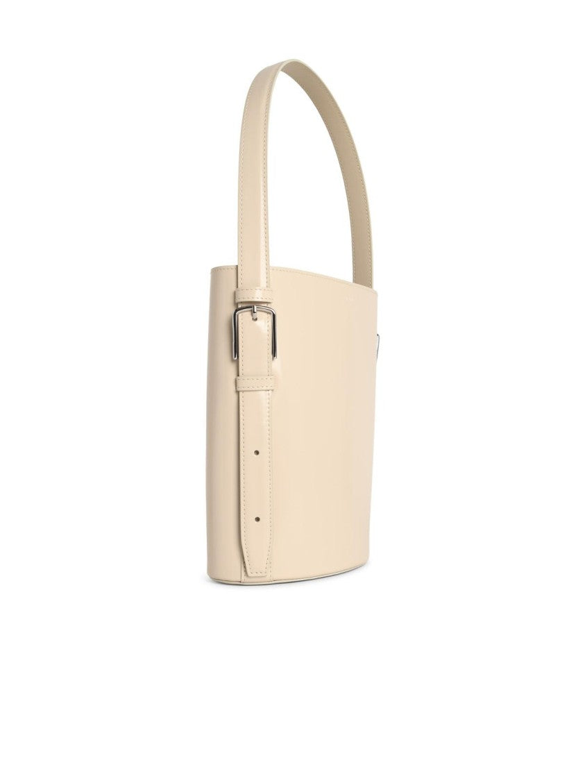 Coperni 'Erconomic Bucket' Light Beige Leather Bag