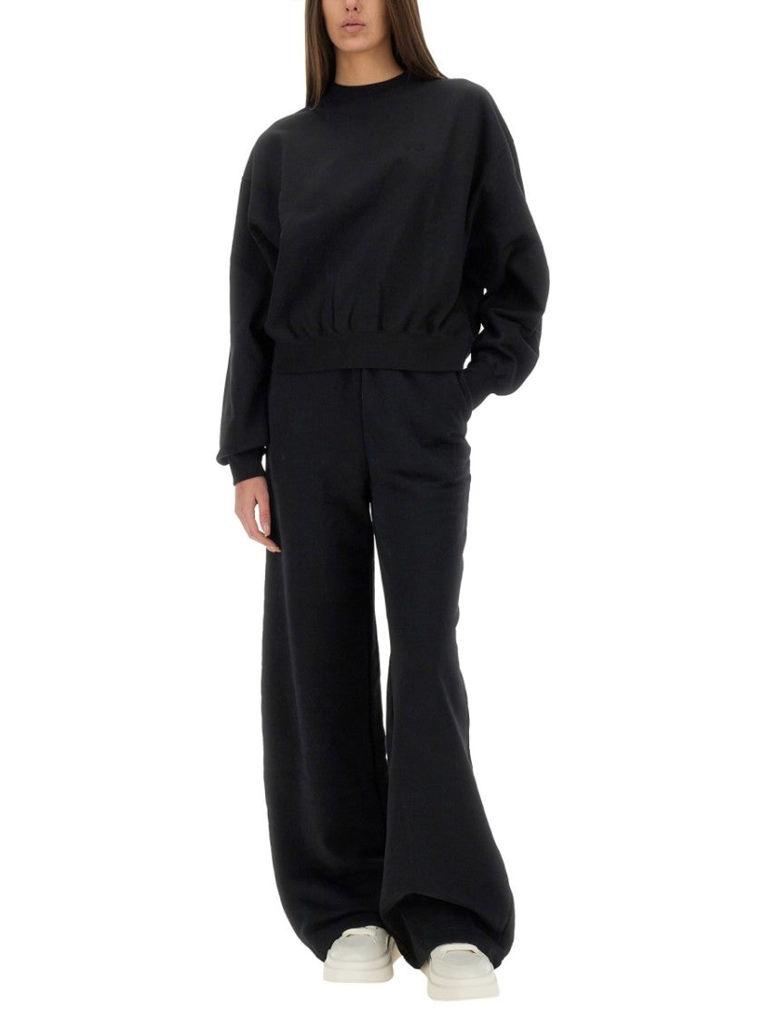 Y-3 Relaxed Fit Cotton Sweatshirt With Subtle Logo