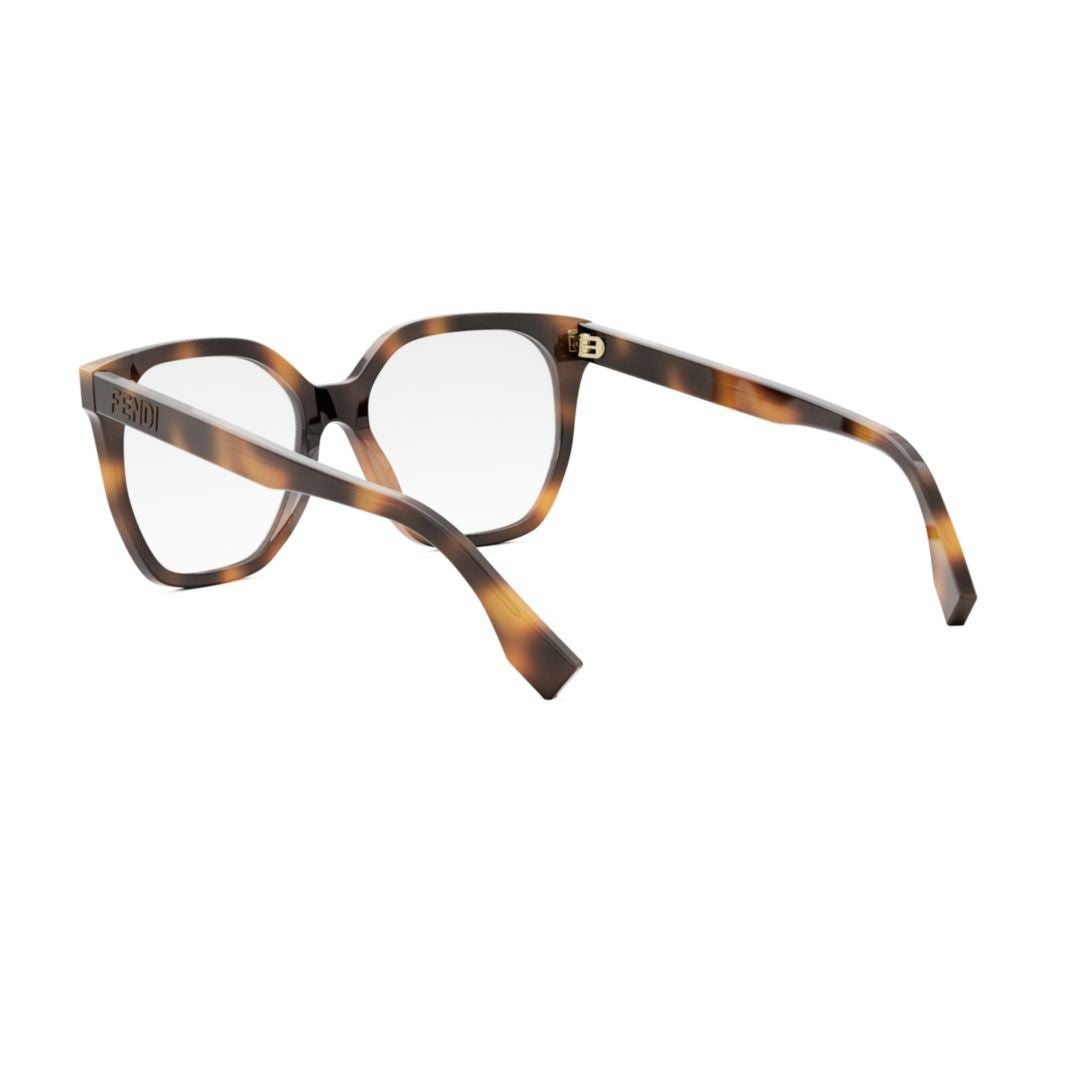 Fendi Fe50087i Oversized Tortoiseshell Square Frame Sunglasses