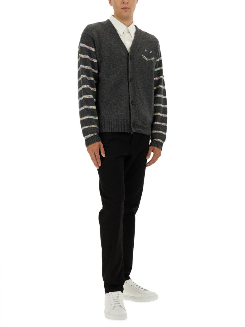 Ps Paul Smith Button Thru Ps Happy Cardigan