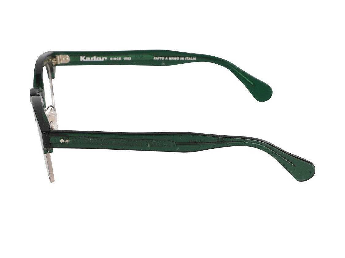 Kador Green Jolly Cm Semi-Rimless Acetate Eyeglasses