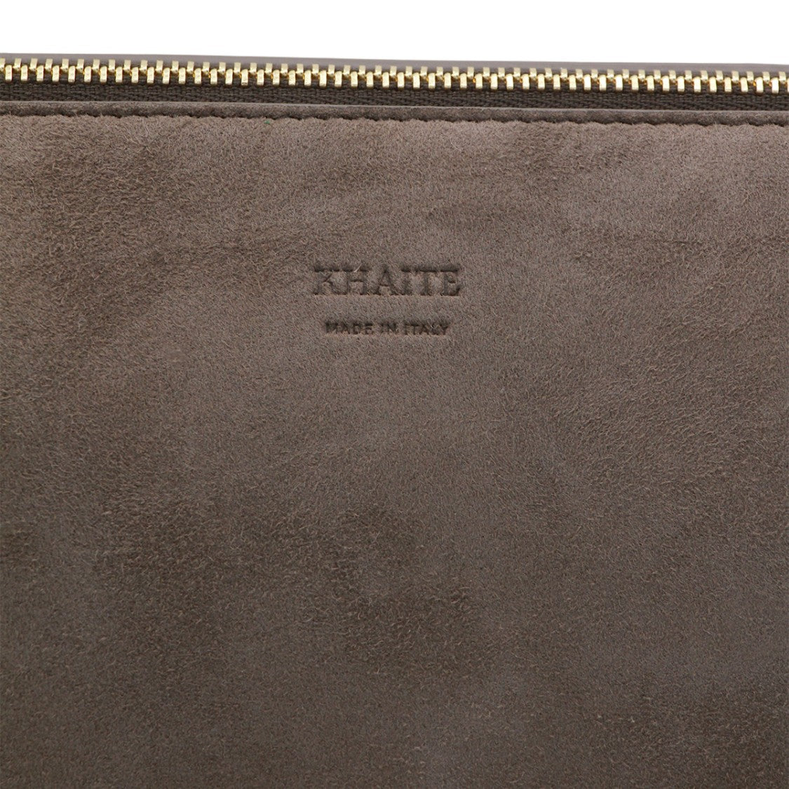 Khaite Soft Suede Mini Bag With Gold-Tone Accents