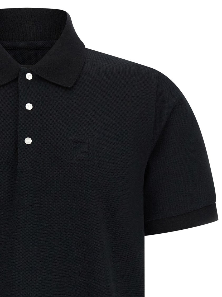 Fendi 'Zucca Piquet' Polo Shirt