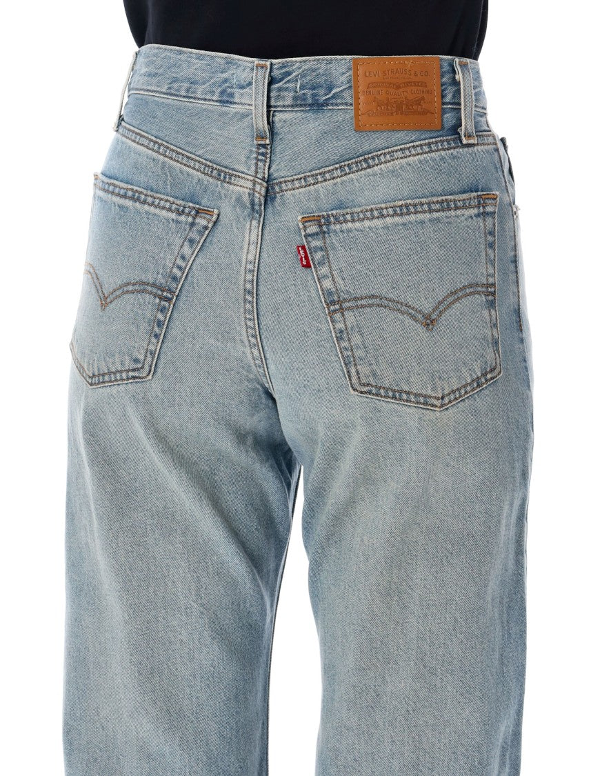Levi's Loose Bootcut Jeans With Mid-Rise Waist And Classic Five-Pocket Design