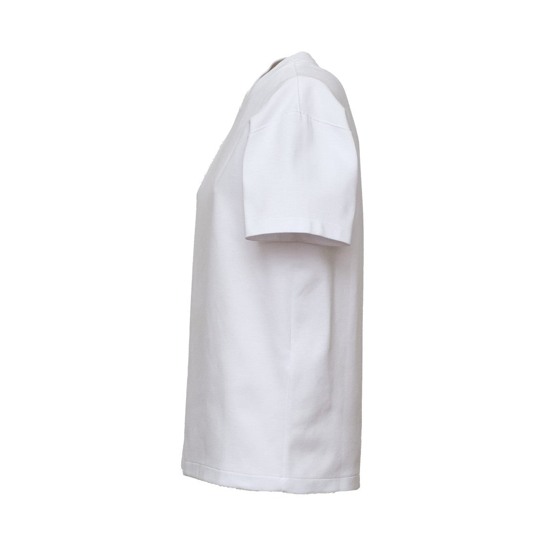 N°21 Oversized White Heavy Cotton Jersey T-Shirt