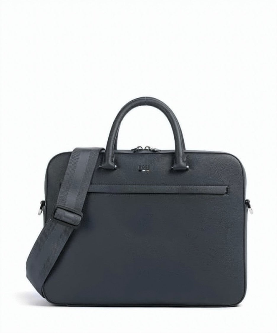 Hugo Boss Structured Black Shoulder Bag