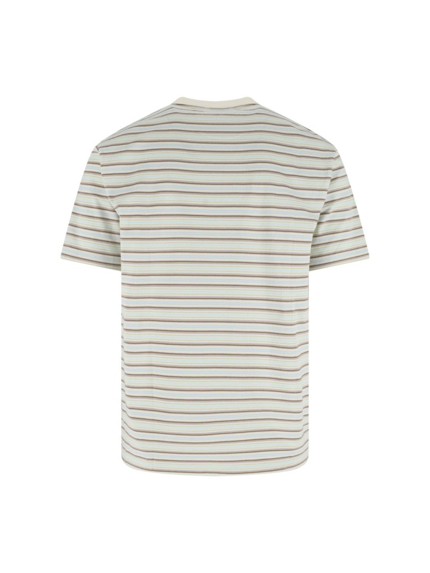 Auralee Multicolor Gradient Stripe Cotton T-Shirt