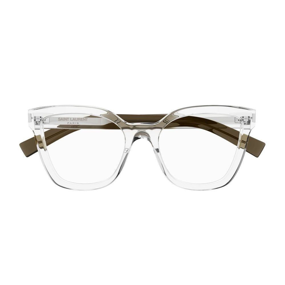 Saint Laurent Sl 748 Linea Corner Angle Transparent Cat-Eye Sunglasses